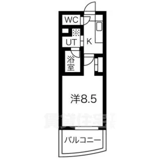タウンライフ千種【4階】の間取り