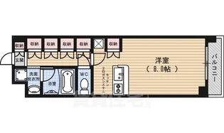 ベラジオ五条堀川【12階】の間取り