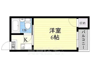 プレアール平野西【3階】の間取り