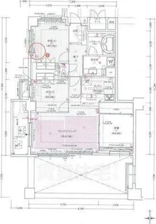 サンメゾン烏丸御池ザ・ゲート【10階】の間取り