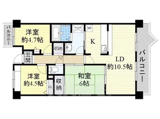 アイレックスプラザ【2階】の間取り