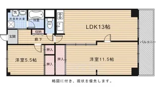 マンハイム五条【7階】の間取り