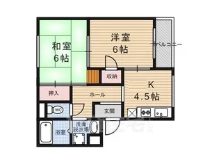 モンターニュ嵯峨【3階】の間取り