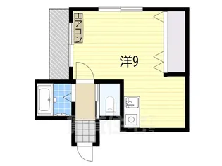 中之町ハイツ【305号室】の間取り
