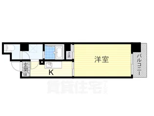 Merry住之江公園【9階】の間取り