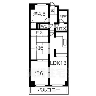 ダイアパレス八事隼人池【204号室】の間取り