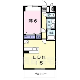 グランドールかさでら【2階】の間取り