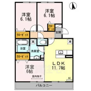 エスプラージュ【3階】の間取り