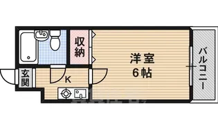 ハイツ嵐山【3階】の間取り