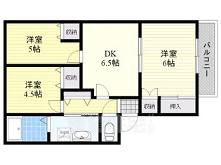 フォーレス壱番館【2階】の間取り