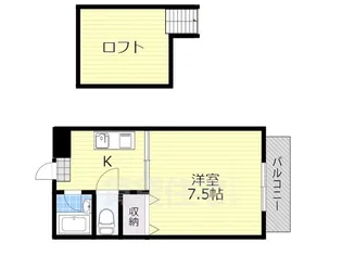 メゾンあすか【101号室】の間取り