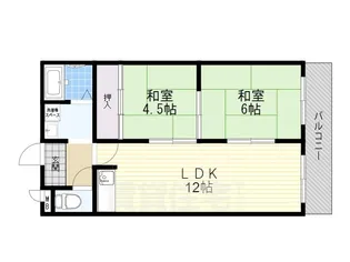 シャトー原山台【2階】の間取り