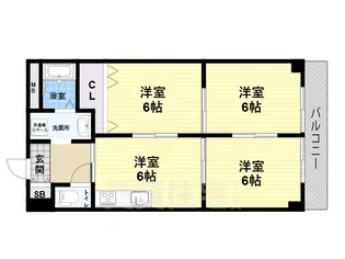 フォートレス【3階】の間取り