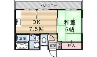 ふぁみーるりら【1階】の間取り