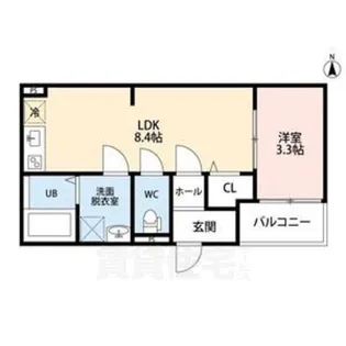 Cocon Grandjour 尼崎水堂町【2階】の間取り