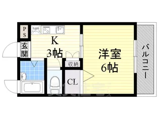 エルハイツ【1階】の間取り