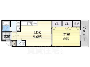 サンライズ中野【2階】の間取り
