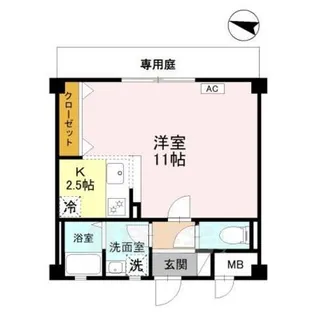エストレノ【1階】の間取り