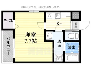 ワコーレヴィータ高槻八丁畷North【3階】の間取り