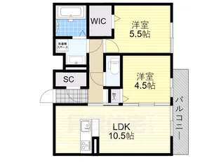 LARGO EBISU【1階】の間取り