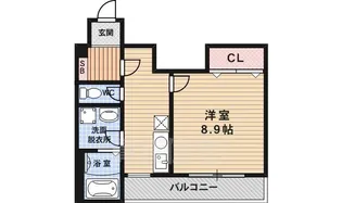 シャトル京都駅【3階】の間取り