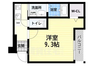 フジパレス水明公園西【3階】の間取り