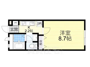 ボーナコム【1階】の間取り