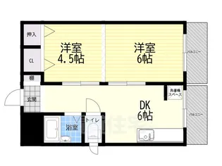丸忠ビル【2階】の間取り