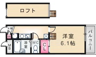 ダイワレジデンス常光寺【2階】の間取り