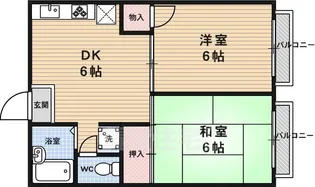 ラ・エトワル【2階】の間取り