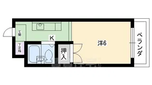 ソレイユ ダイサン【4階】の間取り