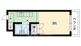 ソレイユ ダイサン【4階】の間取り