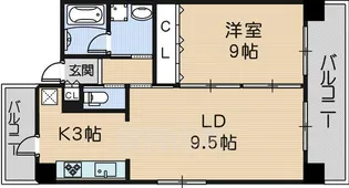 アーバネックス尼崎東難波【6階】の間取り