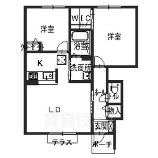 ヴィラコートA【1階】の間取り