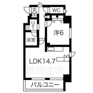 パルティール新栄【7階】の間取り