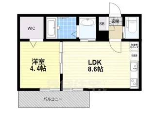 CASA立花【1階】の間取り