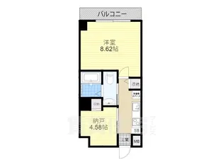 グランシアター高井田【5階】の間取り