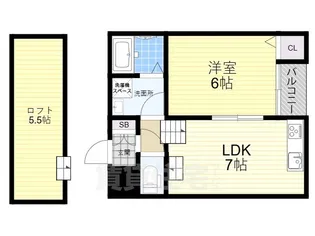 Albero bianco【2階】の間取り