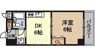 クリテリオン新大阪【3階】の間取り