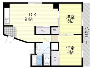 ハイツKEMA【5階】の間取り
