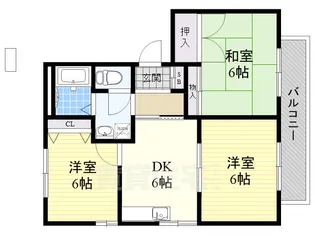 ドルチェ高石【2階】の間取り