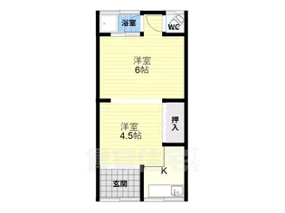 メゾン北新町【1階】の間取り