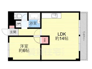 ファミーユ宝塚【2階】の間取り
