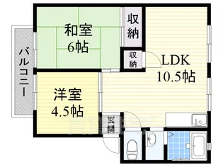 センチュリーハイツ【2階】の間取り