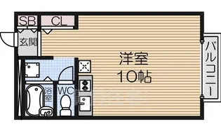シャンブルKITANO2【1階】の間取り