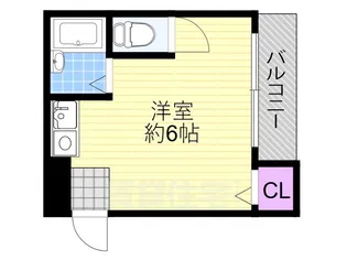 プレアール千舟【1階】の間取り