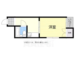 ナチュラル遠里小野【2階】の間取り