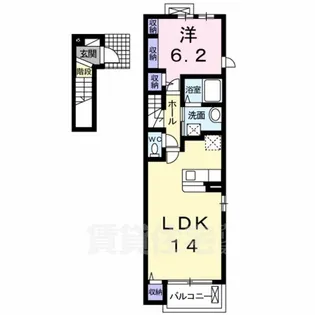 ベッラ・フィグーラ【2階】の間取り