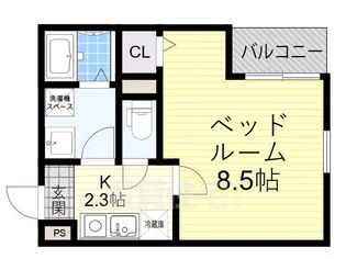 REGIES塚本【3階】の間取り