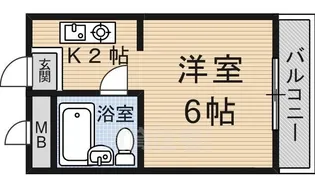 レジデンスwith【502号室】の間取り